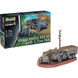 Revell Krupp Protze KFZ 69 med 3,7 cm Pak 1:76 [Levering: 4-5 dage]